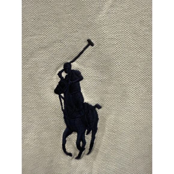 Polo Ralph Lauren Classic Fit Big Pony Polo Shirt-White & Navy Blue-XL - Picture 3 of 9